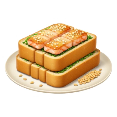 HONG KONG STYLE shrimp toast sticker