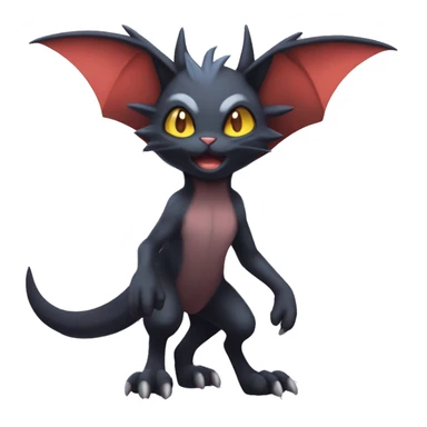  Kawaii Edgy Cool Beautiful Noivern-Nargacuga-Litten-Bat-Cat full body sticker