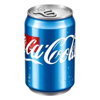 blue can coke sticker
