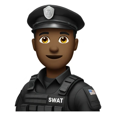 Swat officer sticker