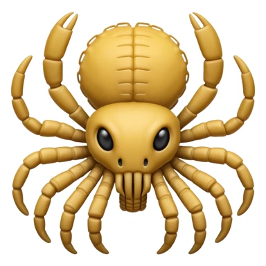 grey Baby Facehugger sticker