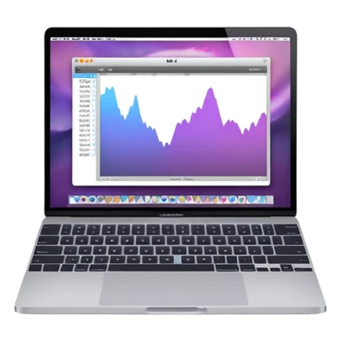 MacBook M4 showing editing timeline premier pro in screen  sticker