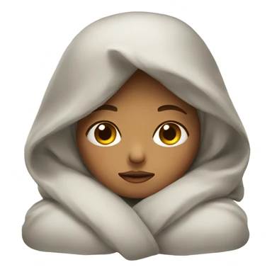 Sleepy girl bundled sticker