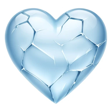 Corazón de hielo sticker
