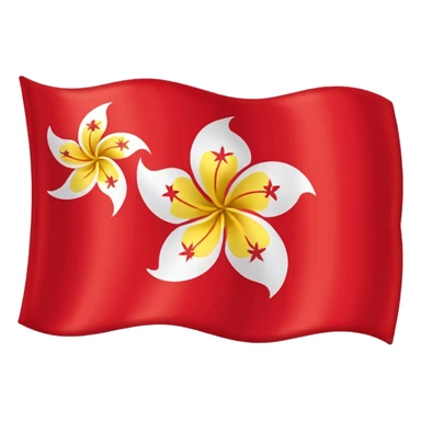 Hong Kong Flag sticker
