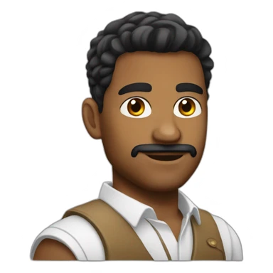 Dayne Johnson levé de sourcil sticker