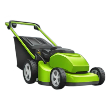 lawn mower sticker