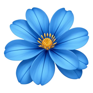 Flor azul sticker