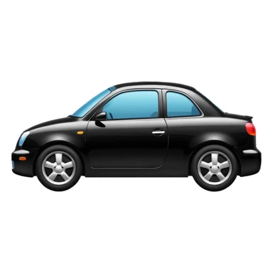 grosse voiture noire sticker