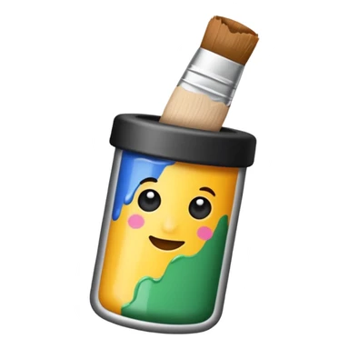 artist paint tube  sticker