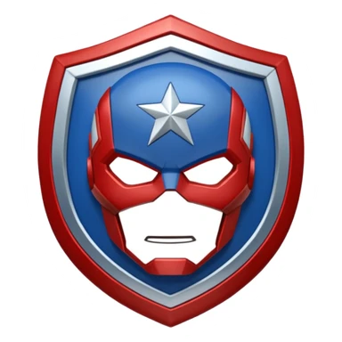 hazme un emojis del escudo del capitán América sticker