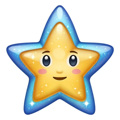 Can u make customize iMessage emoji of glittering and star pls.. something dreamy  sticker