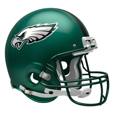 Philadelphia Eagles football helmet emoji sticker