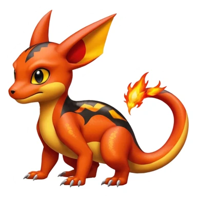 Umbreon-Charmander-Charmeleon-Guilmon-fusion sticker