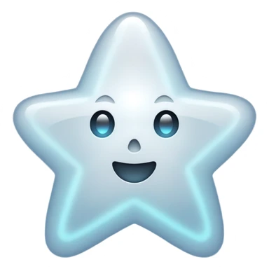 ghost star white sticker