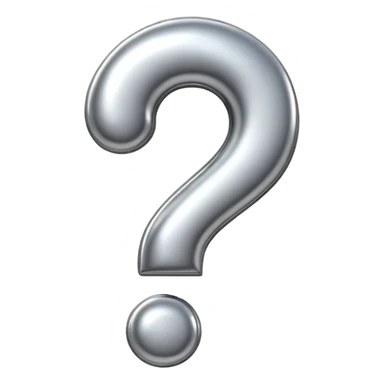 Question mark sticker