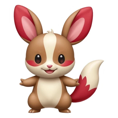 Teddiursa-Minccino-Plusle-fusion  sticker