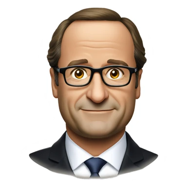 François Hollande  sticker