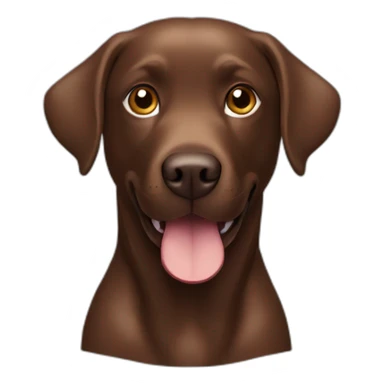 Labrador Retriver chocolate color very playing videogame sticker