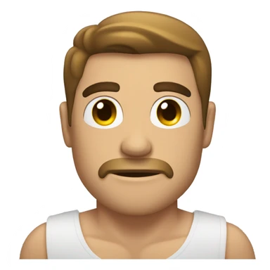 hombre musculoso con abdominales  sticker