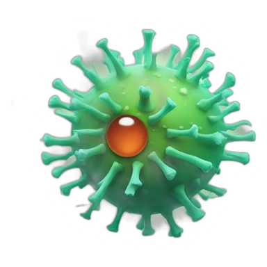 Corona virus sticker