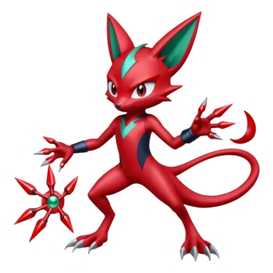 Scizor-Sneasel-fusion (full body) sticker