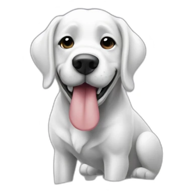 perro bodeguero blanco y negro soñando sticker