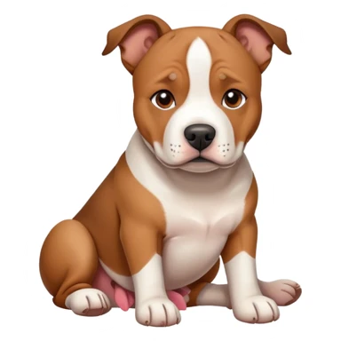 Amstaff dog sticker