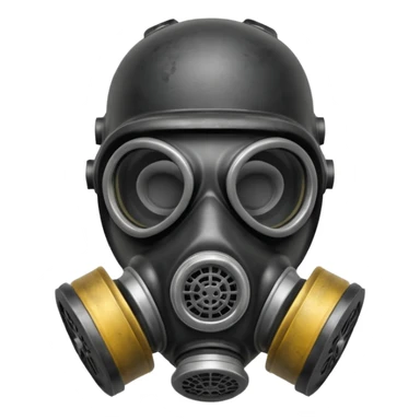 Gas mask sticker