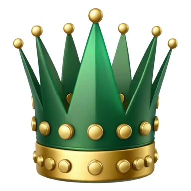 Green crown but the spikes are dominos sticker