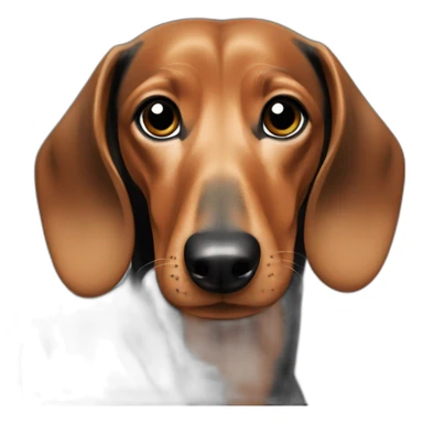 Dachshund Dog breed black sticker