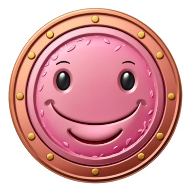 coin made of SPAM MEAT sticker