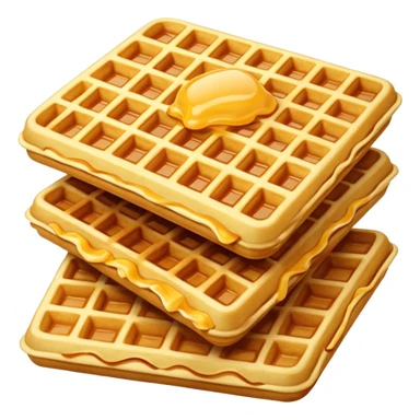 Waffle fries sticker