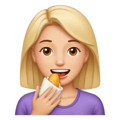 woman birping sticker