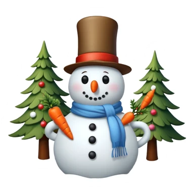 winter vibe emoji with Christmas tree, hot chocolate with marshmallows, warm socks, snowman  sticker