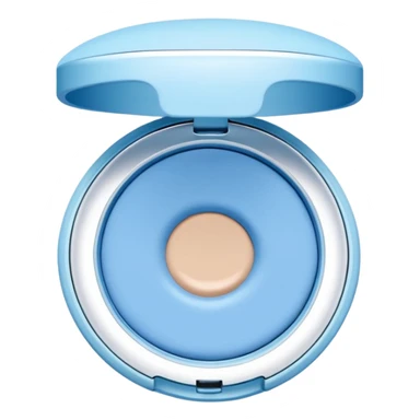 cushion foundation Pact in ligt blue color + wing sticker