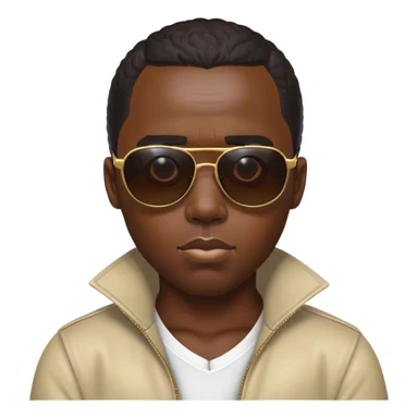 diddy wearing sun glasses  sticker