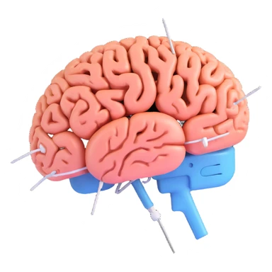 brain electric sticker