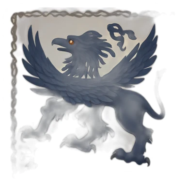 Griffin flag with Hindu swastika nice sticker