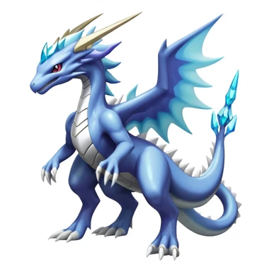  Cool Edgy Shiny Godly Ethereal Digimon-Suicune-Dialga-Kyurem-Latios-Reptile, full body, four legs sticker