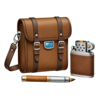 hipster tobacco kit sticker