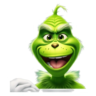 the grinch getting ready for knee surgery sticker