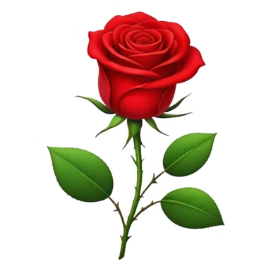 Red rose for Sant Jordi celebration sticker