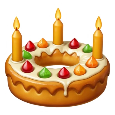 roscon de reyes DE ESPAÑA pero sin velas, sticker