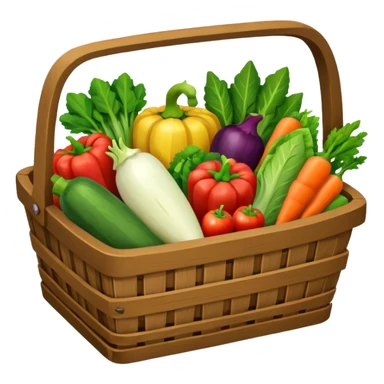 veg basket holder sticker