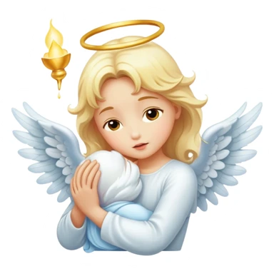 Angel kisses sticker