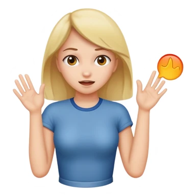 Girl slapping butt sticker