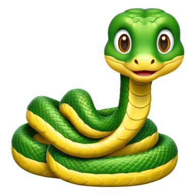 Cute Snake emoji sticker
