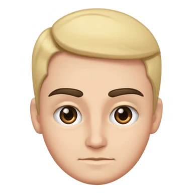 one eyebrow up one down with a smirk sticker