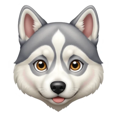 Chien husky sticker
